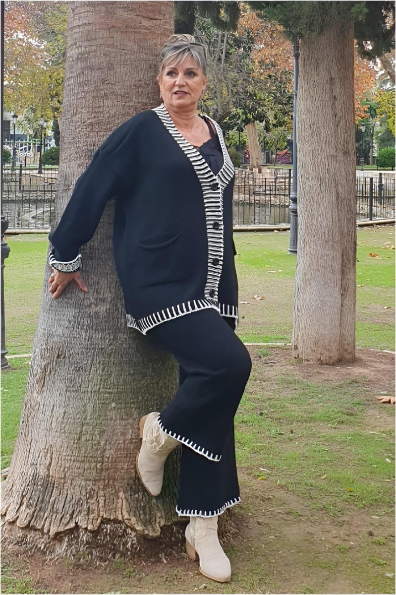 Conjunto mujer punto talla grande - Imagen 4