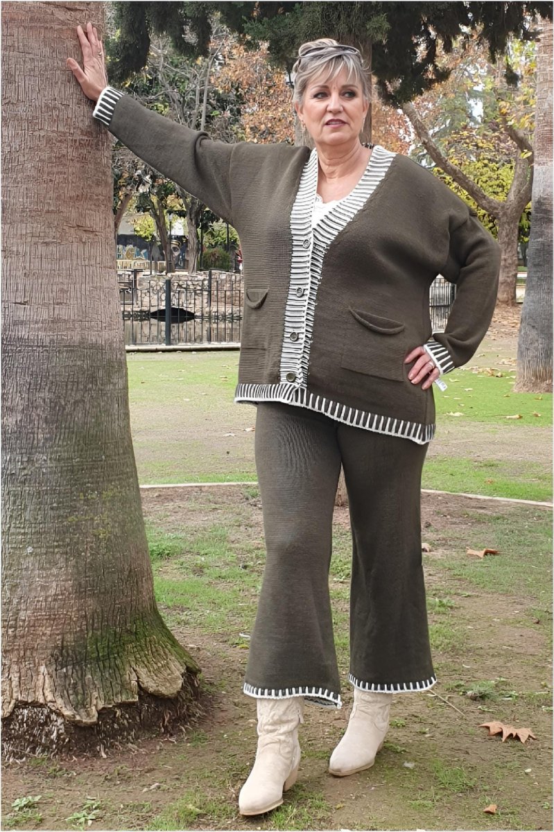 Conjunto mujer punto talla grande - Imagen 3