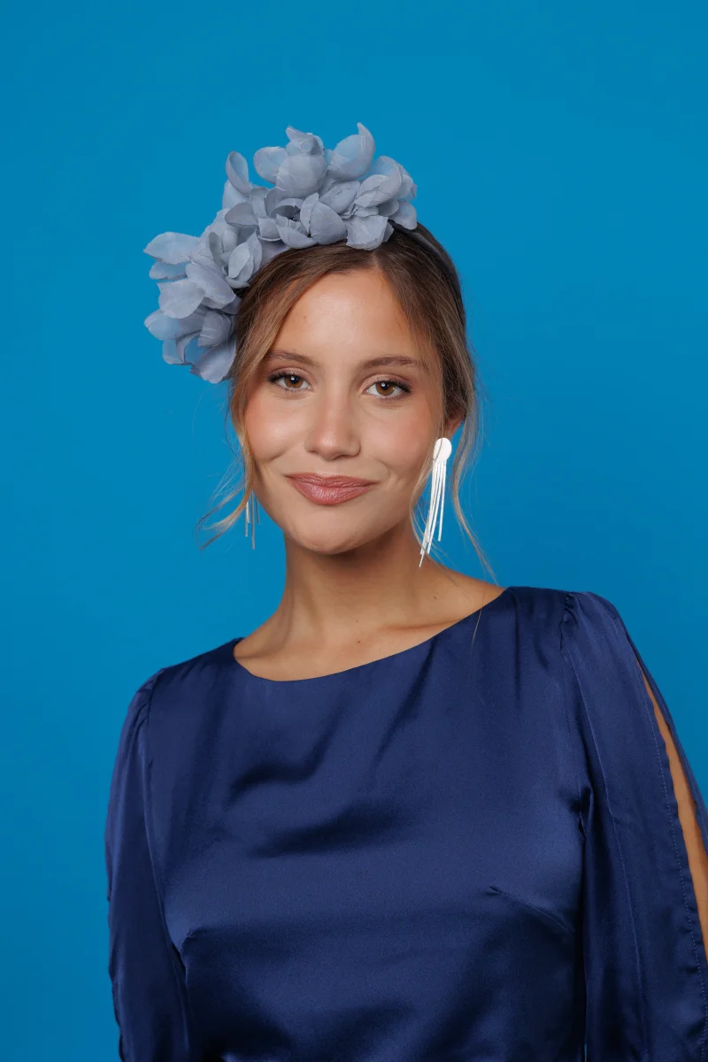 Diadema Halfpetalines gris - Imagen 3