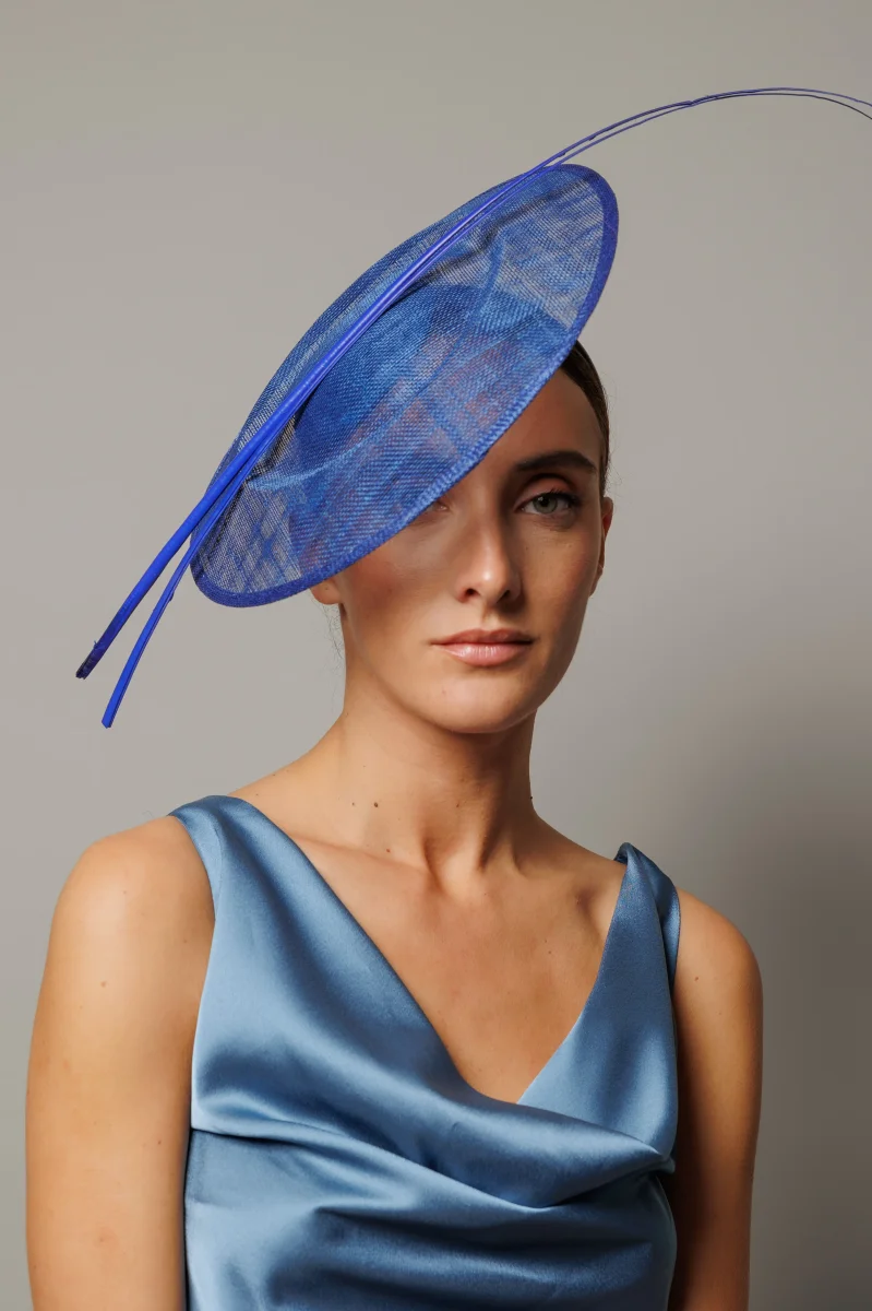 Tocado Windsor azul - Imagen 2