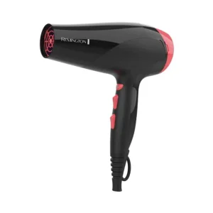 Secadora de Pelo Iónica con Tecnología de Cerámica y Turmalina 1875W – Negro/Rojo