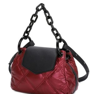 Bolso mujer acolchado brillo