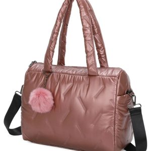 Bolso mujer acolchado con borla