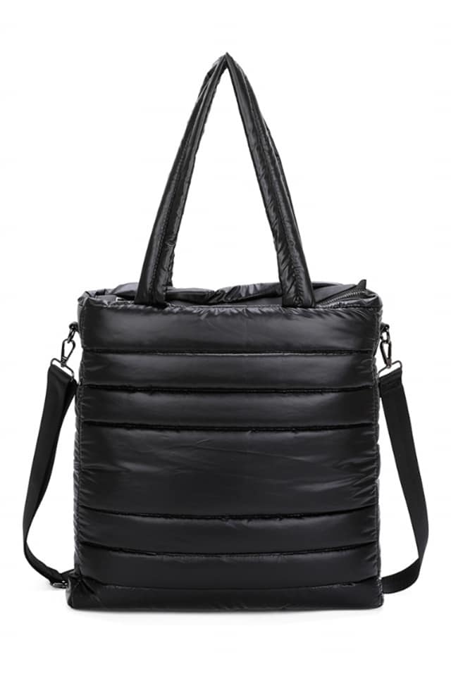 Bolso mujer acolchado pespuntes - Imagen 4