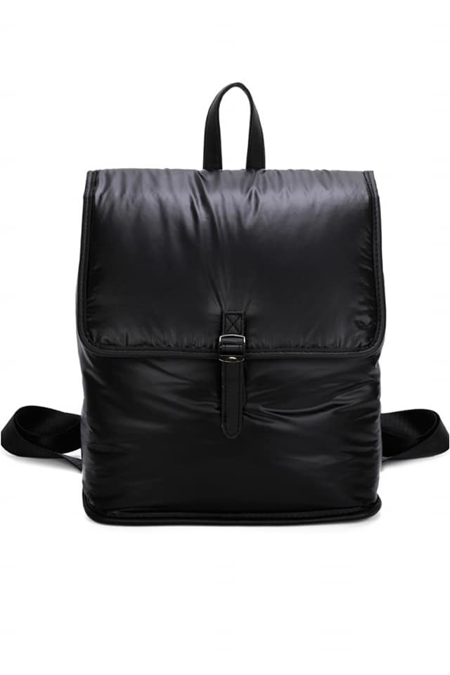 Mochila mujer acolchada brillo - Imagen 5
