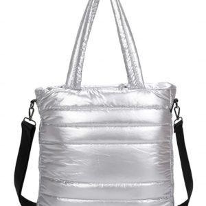 Bolso mujer acolchado pespuntes