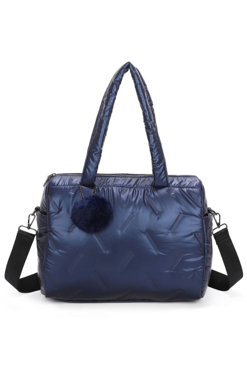Bolso mujer acolchado con borla - Imagen 7