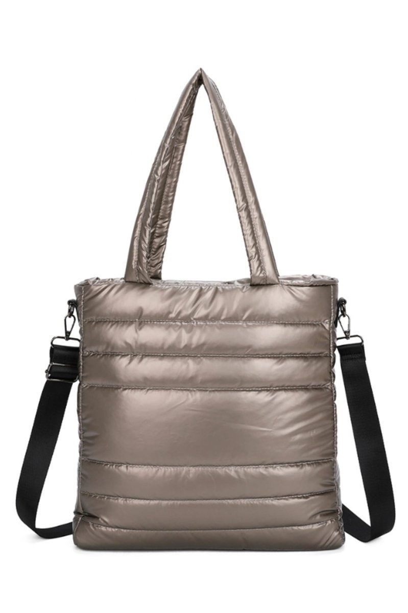 Bolso mujer acolchado pespuntes - Imagen 7