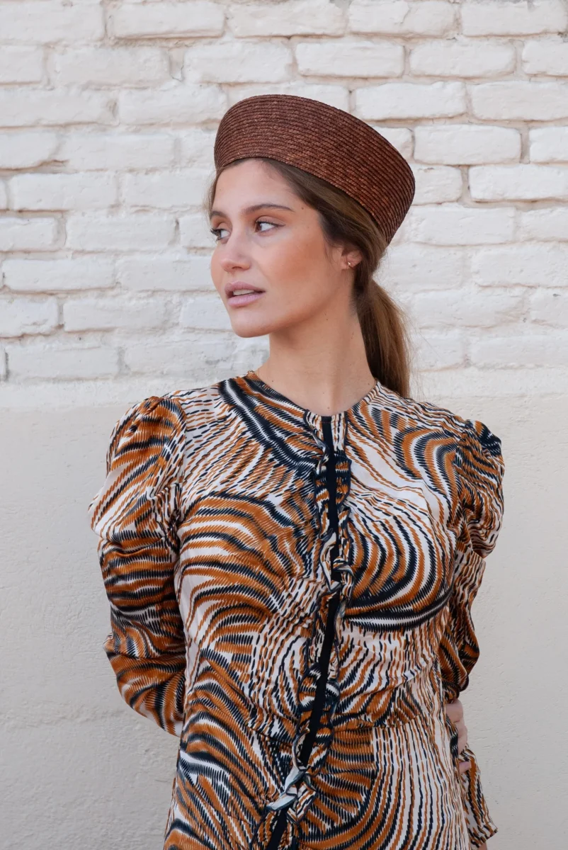Casquete Celine chocolate - Imagen 4