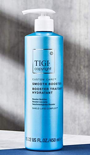 TIGI Shine Booster – 90 ml | Brillo Intenso y Control del Frizz Y TIGI Smooth Booster – 90 ml | Control del Frizz y Suavidad Extrema Y TIGI Firm Hold Curl Cream – 150 ml | Definición y Fijación para Rizos - Imagen 4
