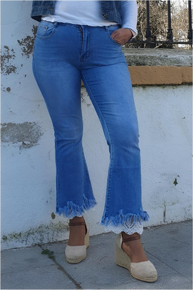 Pantalón mujer vaquero tobillero - Imagen 2