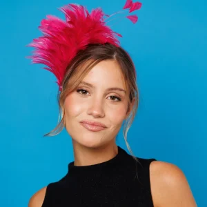 Diadema Señora fucsia