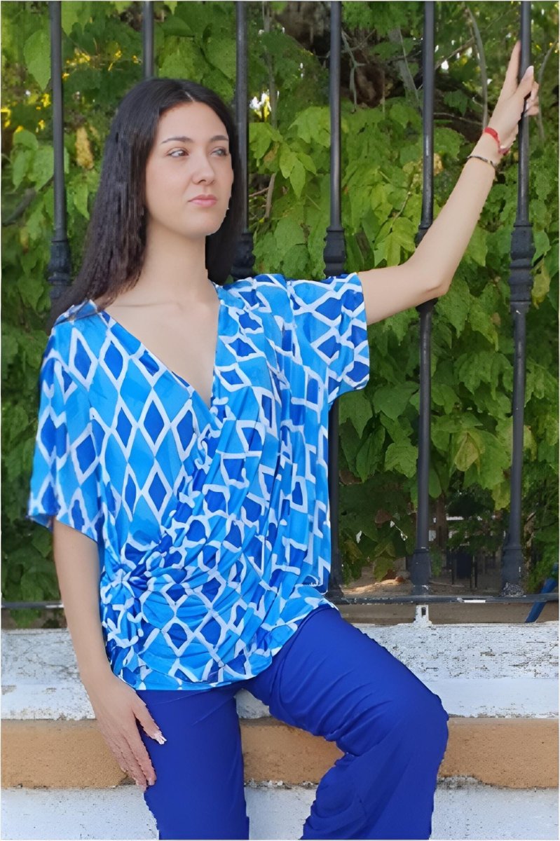 Blusa mujer punto seda talla grande - Imagen 4