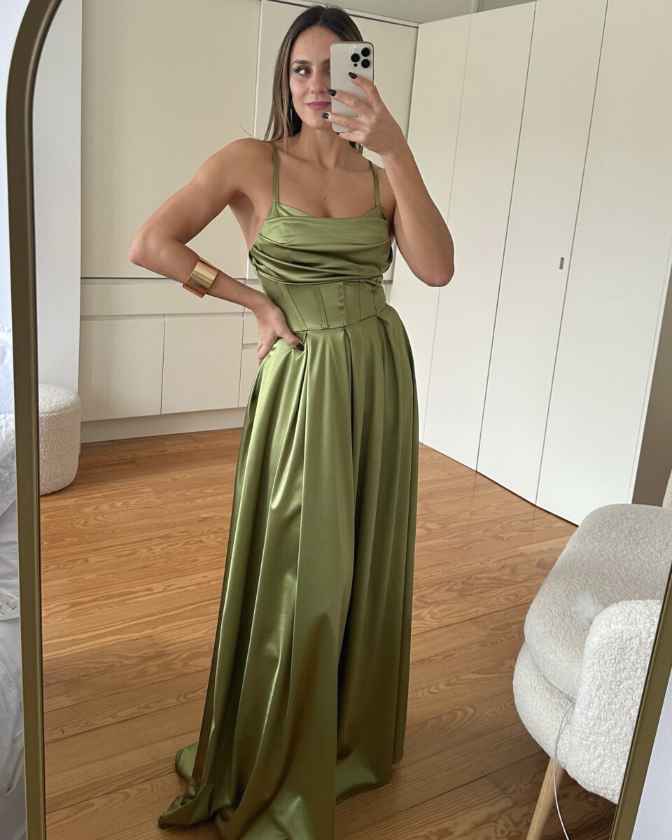 Vestido Seda Varillas Vuelo - Imagen 8