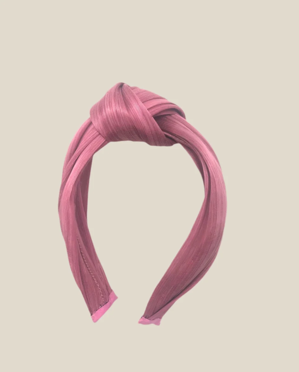 Diadema Condesa rosa viejo - Imagen 2