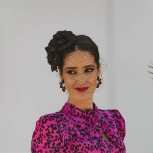 Diadema Chantal negra