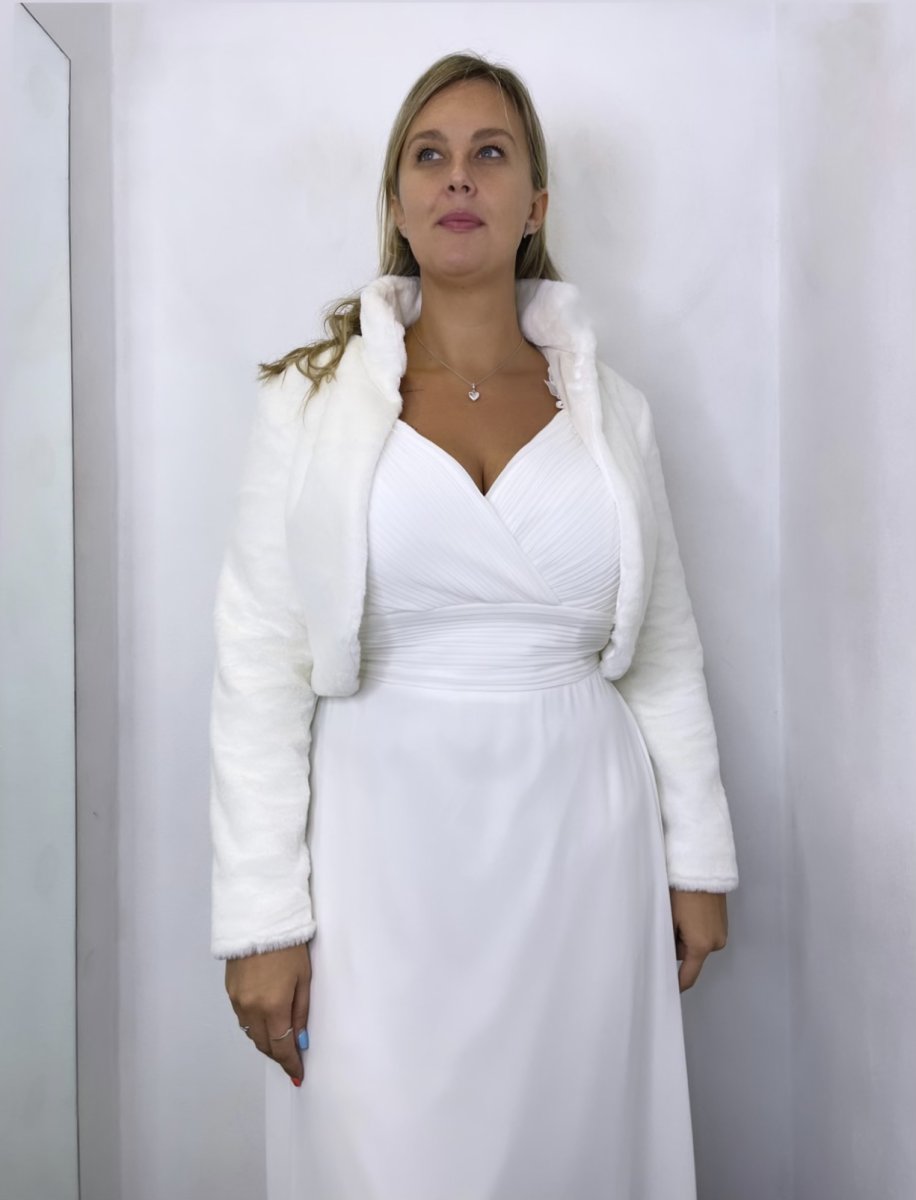 Vestido Curvy Pétalos Novia - Imagen 6