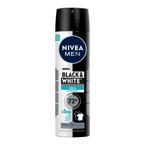NIVEA Men Antimanchas Black & White Invisible Fresh 72h Spray 150 ml