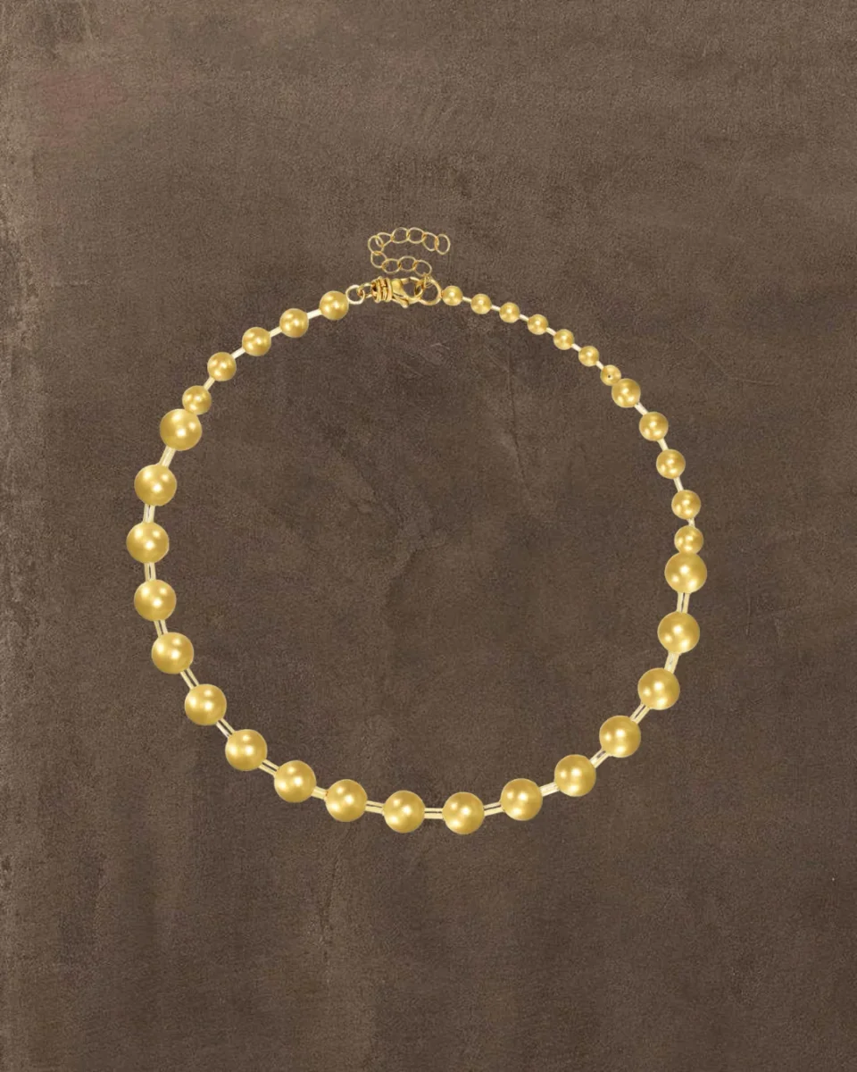 Collar Cosmos dorado - Imagen 2