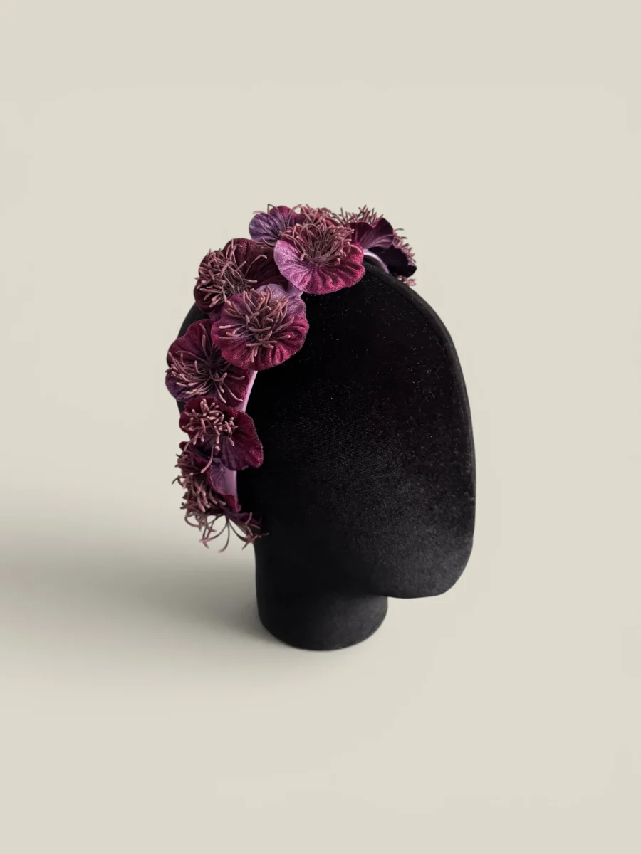 Diadema Dalia berenjena - Imagen 5