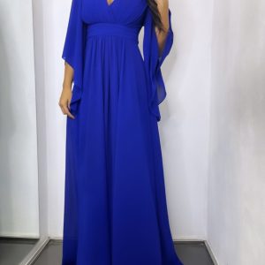 Vestido Gasa Mangas