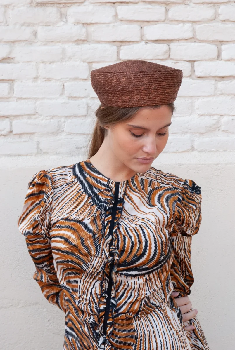 Casquete Celine chocolate