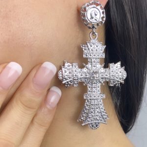 Pendientes Cruz Barroca