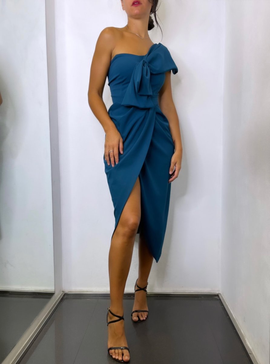 Vestido Yakarta Asimétrico Lazo - Imagen 4