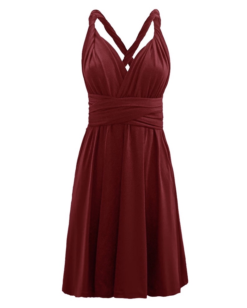 Vestido Multiposición Corto Bolsillos - Imagen 5