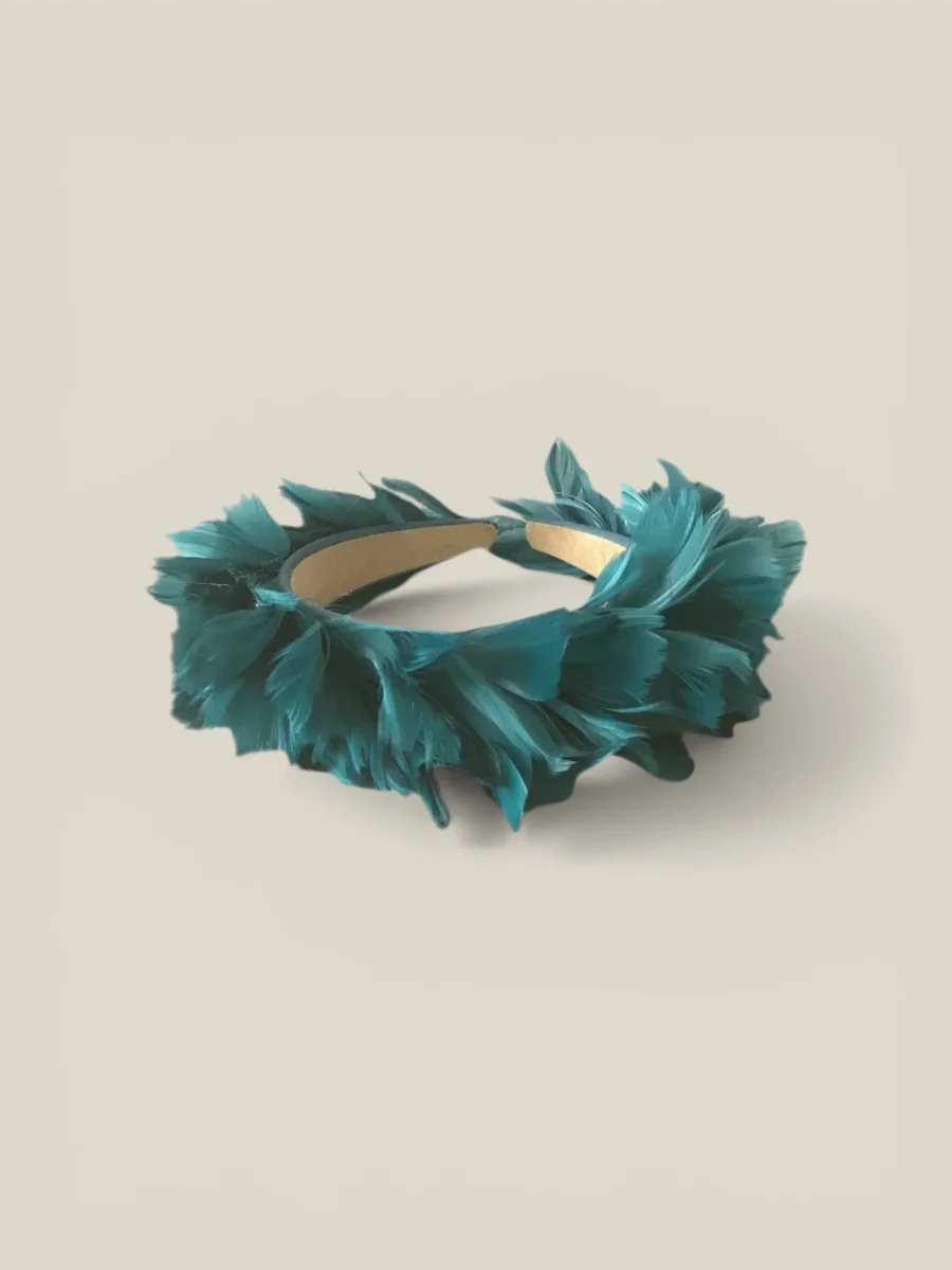Diadema Periquita aguamarina
