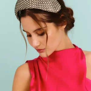 Diadema Oxford blanca