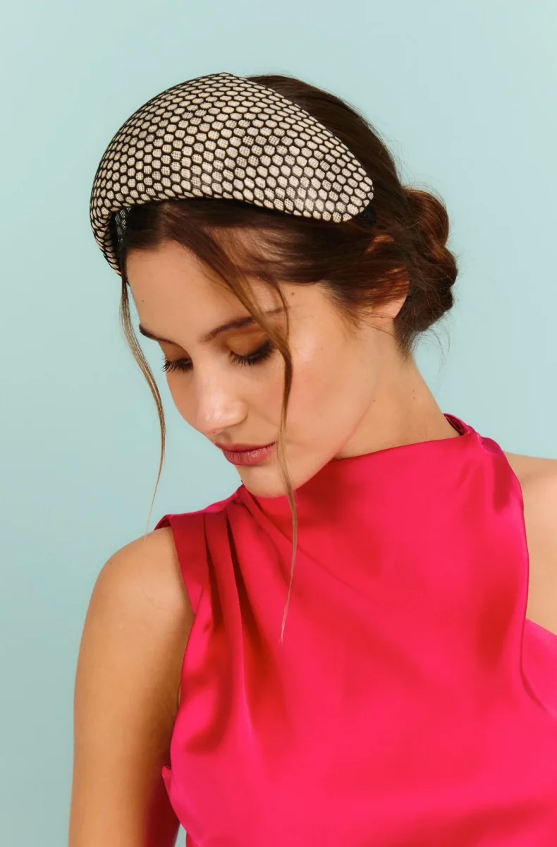 Diadema Oxford blanca
