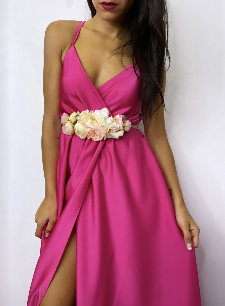 Vestido Seda Cruzado - Imagen 8