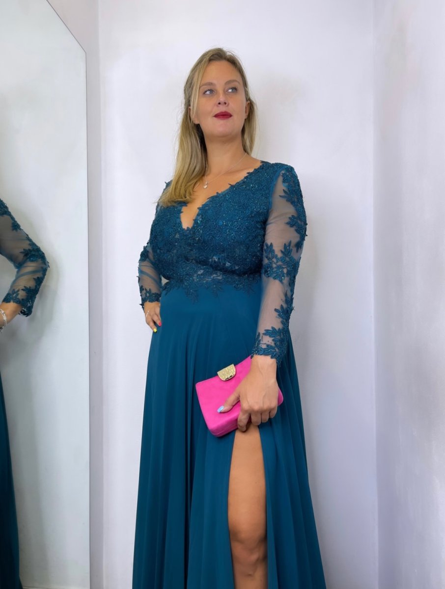 Vestido Dama Mangas Curvy - Imagen 5