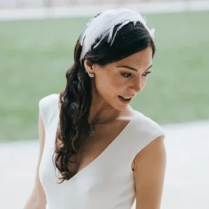 Diadema Gallo blanca