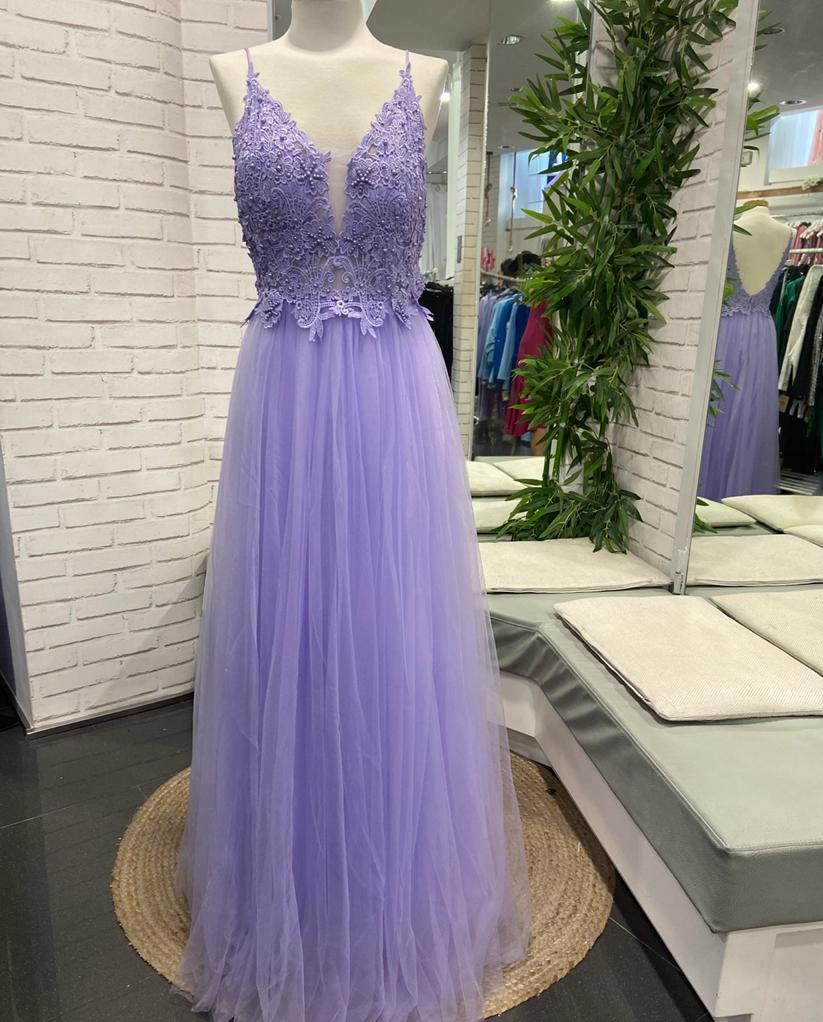 Vestido Encaje Tul - Imagen 3