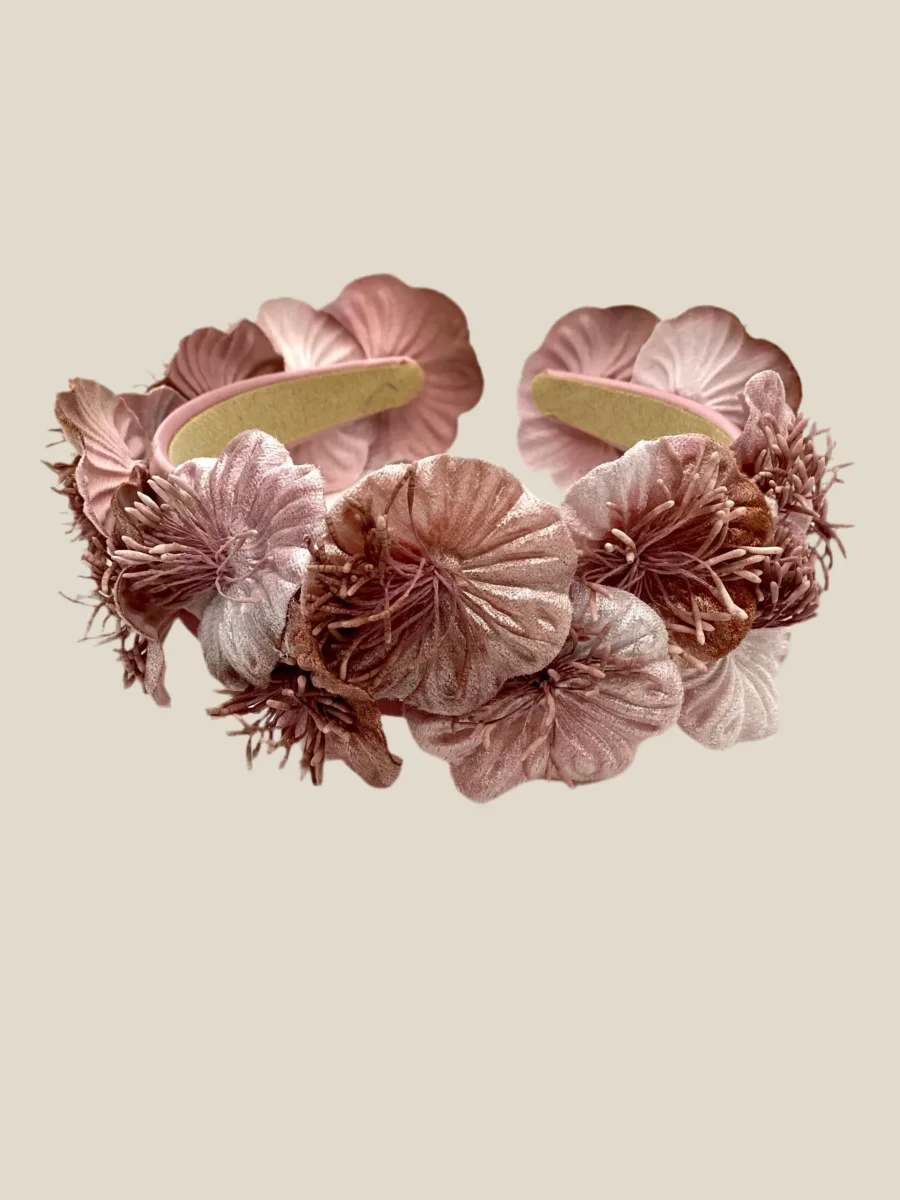 Diadema Dalia rosa - Imagen 2