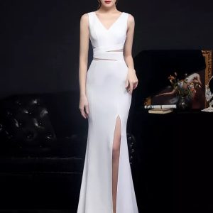 Vestido Novia Sirena Transparencia