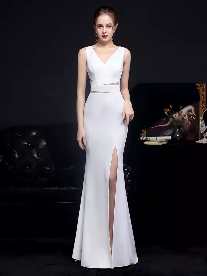 Vestido Novia Sirena Transparencia - Imagen 2
