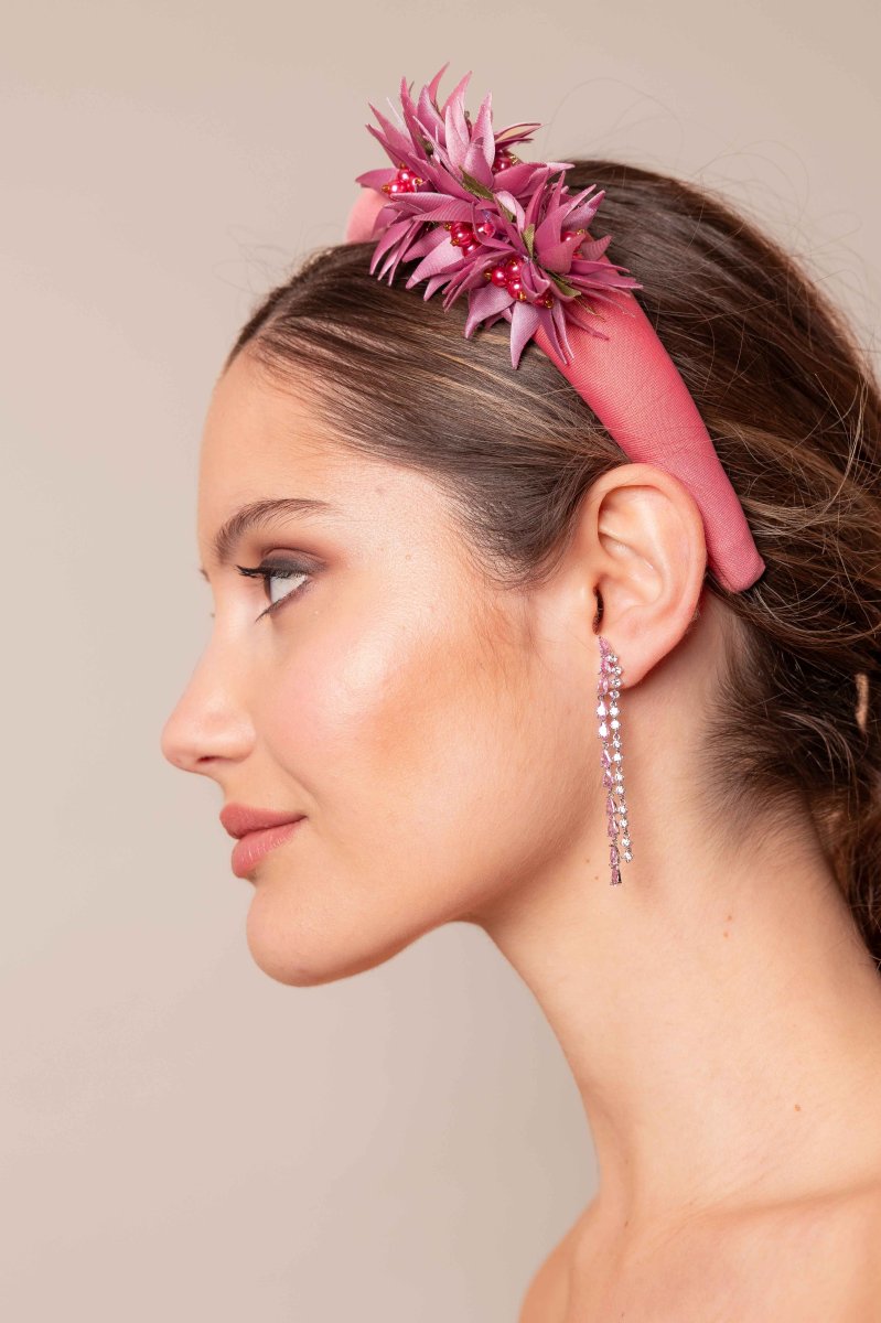 Diadema Constantina rosa - Imagen 3