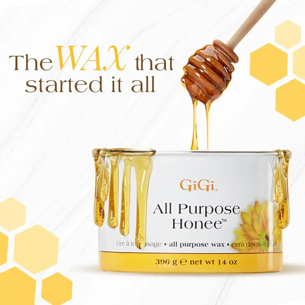 GiGi Miel Todo Propósito (All Purpose Honey Wax) 14 oz - Imagen 4