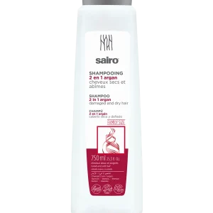 Sairo Shampoo 2 en 1 Argán 750 ml – Nutrición y Suavidad para Cabello Seco