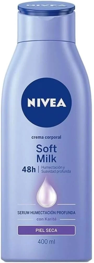 NIVEA Soft Milk 48h – 100 ml / 400 ml / 1000 ml (1 Litro) - Imagen 3