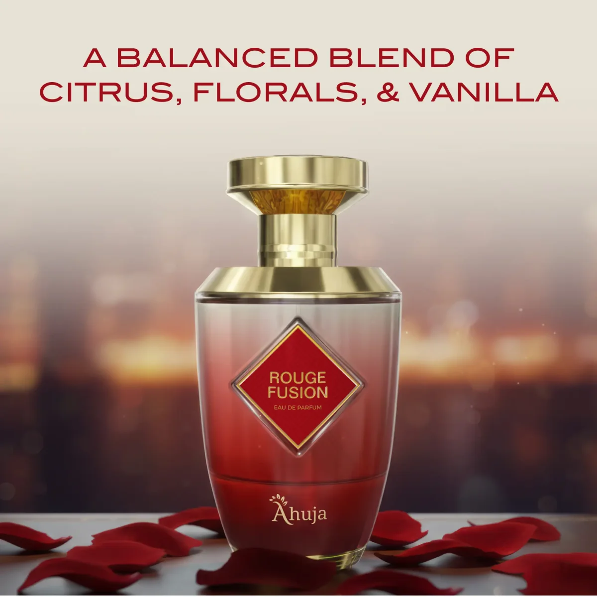 Ahuja Rouge Fusion – Perfume Árabe 100 ml Aroma intenso, dulce y seductor de larga duración - Imagen 4
