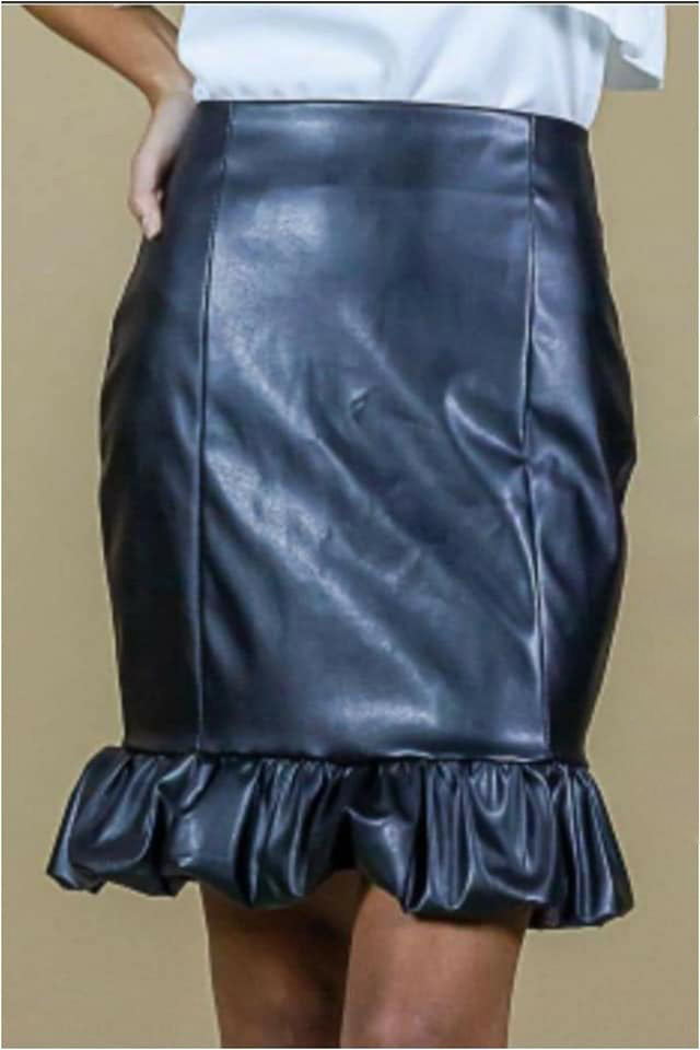 Falda mujer corta volante - Imagen 3