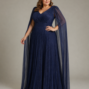 Vestido Tablas Brillo Curvy