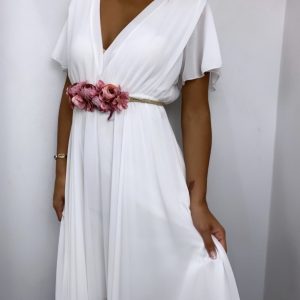 Vestido Bella Mangas Novia