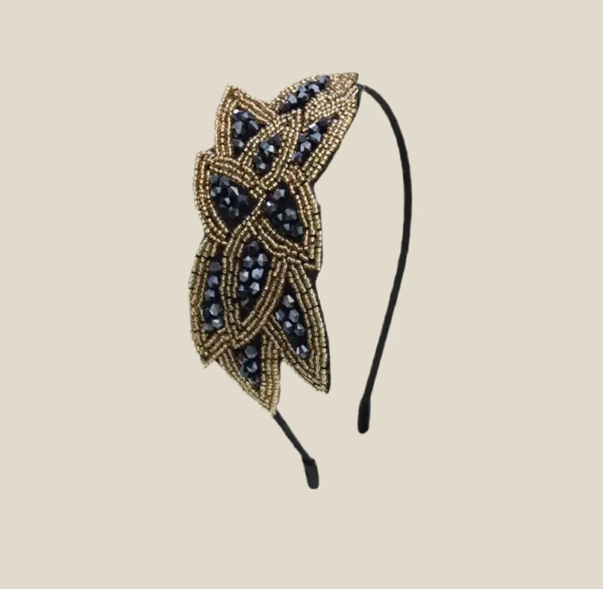 Diadema Charlestone azul - Imagen 2