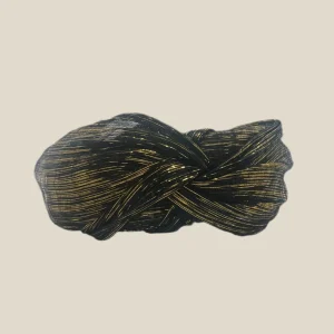 Diadema Baronesa negra y dorada