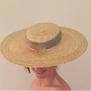 Canotier Carla verde
